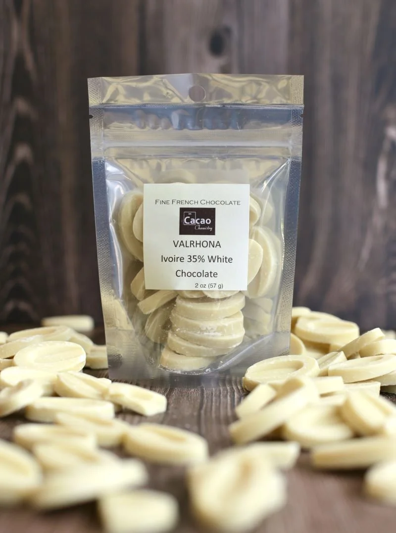 Valrhona Ivoire 35% Real White Chocolate — Cacao Chemistry Chocolatier